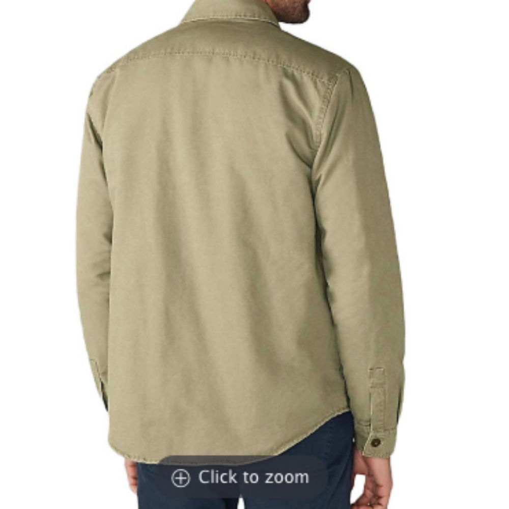 Faherty Blanket Lined CPO Jacket in Olive - Picture 2 of 6